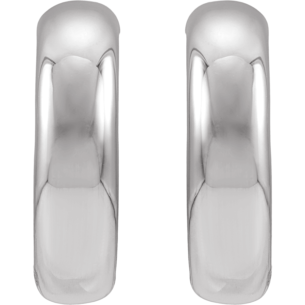 THE ELECTROFORM PUFFED HOOP EARRINGS · 25mm