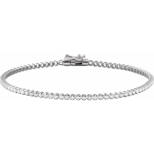 THE LAB-GROWN DIAMOND LIGHTWEIGHT LINE BRACELET