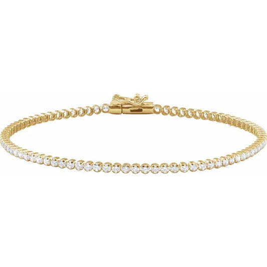 THE LAB-GROWN DIAMOND LIGHTWEIGHT LINE BRACELET