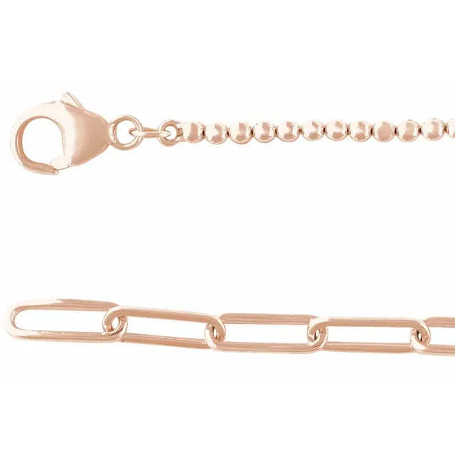 The Natural Diamond Line Necklace — 3 1/5 CTW - Adjustable