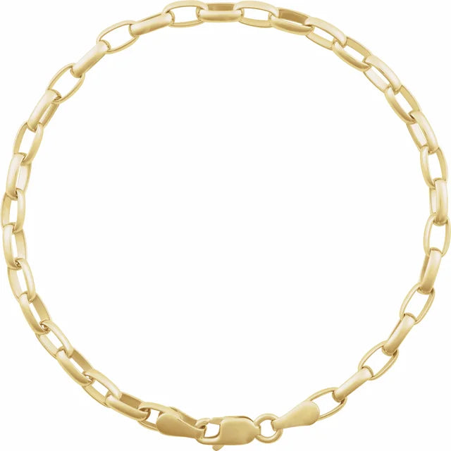 THE PUFFED OVAL CABLE CHAIN
