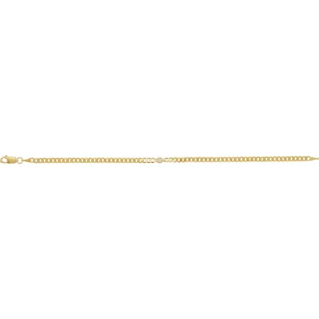 THE LAB-GROWN DIAMOND CURB SOLITAIRE BRACELET