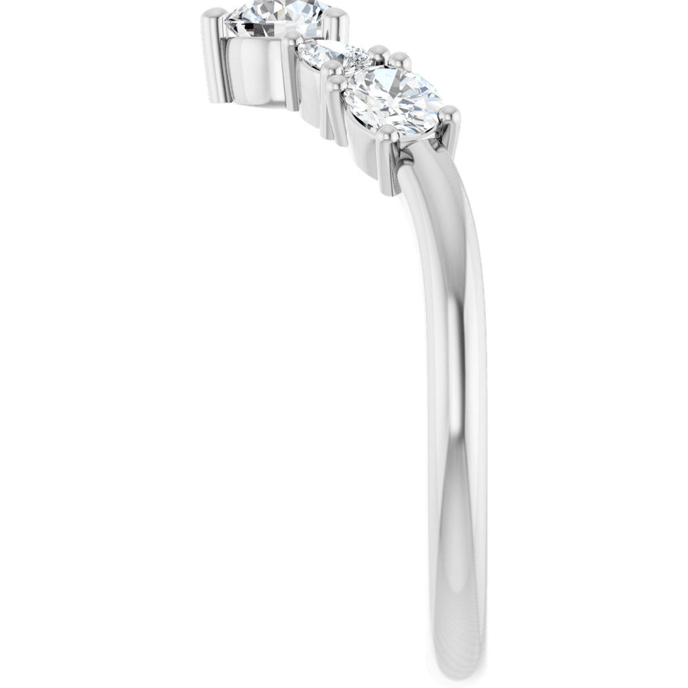THE MIXED-STONE CONTOUR BAND · 3/4 CTW