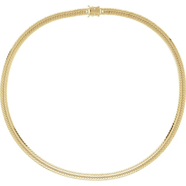 THE DIAMOND-CUT TRIPLE CURB CHAIN