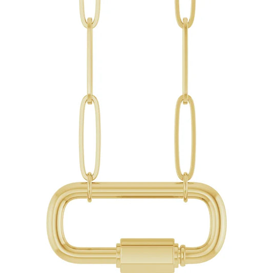 The Carabiner Charm Necklace