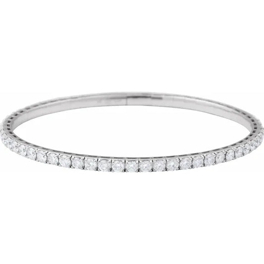THE LAB-GROWN DIAMOND FLEXIBLE BANGLE — 5 CTW