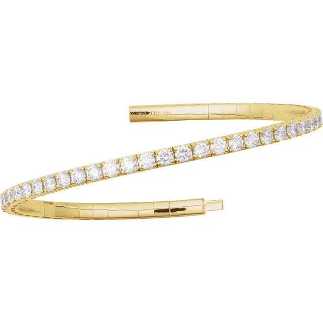 THE LAB-GROWN DIAMOND FLEXIBLE BANGLE — 5 CTW