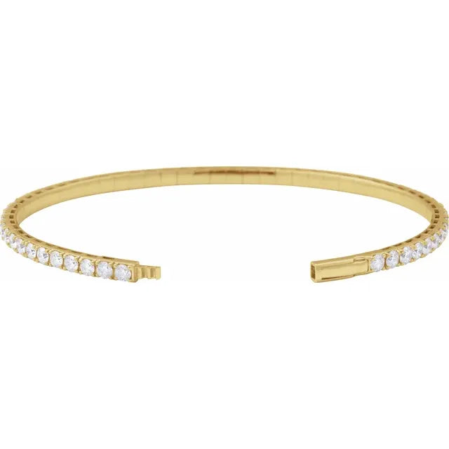 THE LAB-GROWN DIAMOND FLEXIBLE BANGLE — 5 CTW