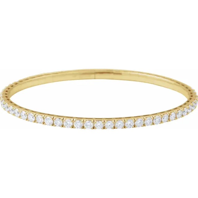 THE LAB-GROWN DIAMOND FLEXIBLE BANGLE — 5 CTW