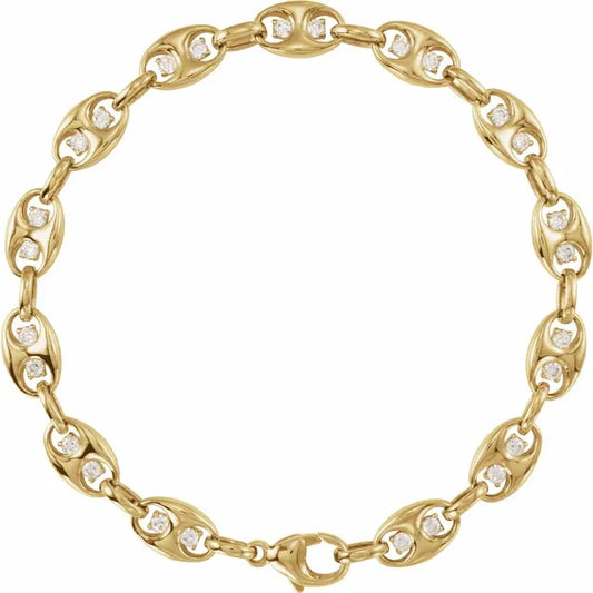 THE LAB-GROWN DIAMOND MARINER LINK BRACELET