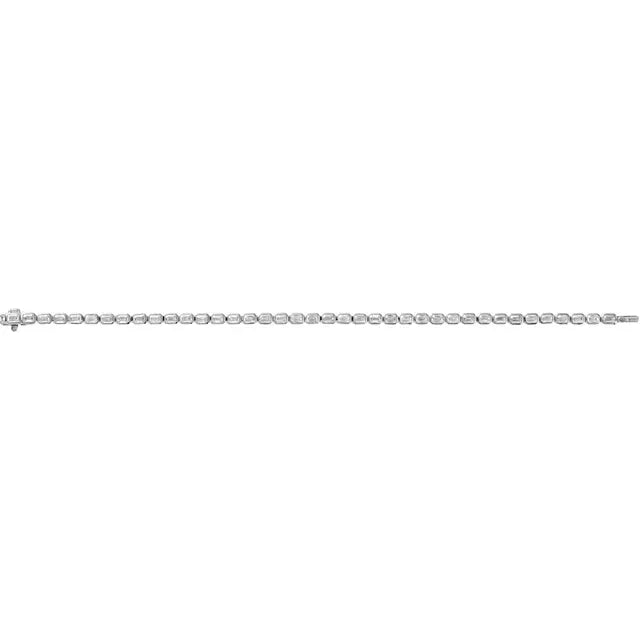 THE LAB-GROWN DIAMOND EMERALD LINE BRACELET
