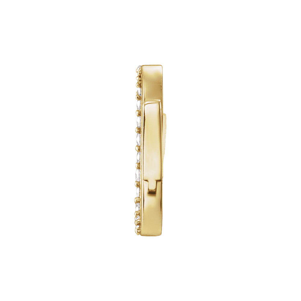 THE DIAMOND OVAL CHARM BAIL
