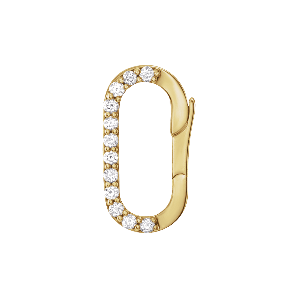 THE DIAMOND OVAL CHARM BAIL