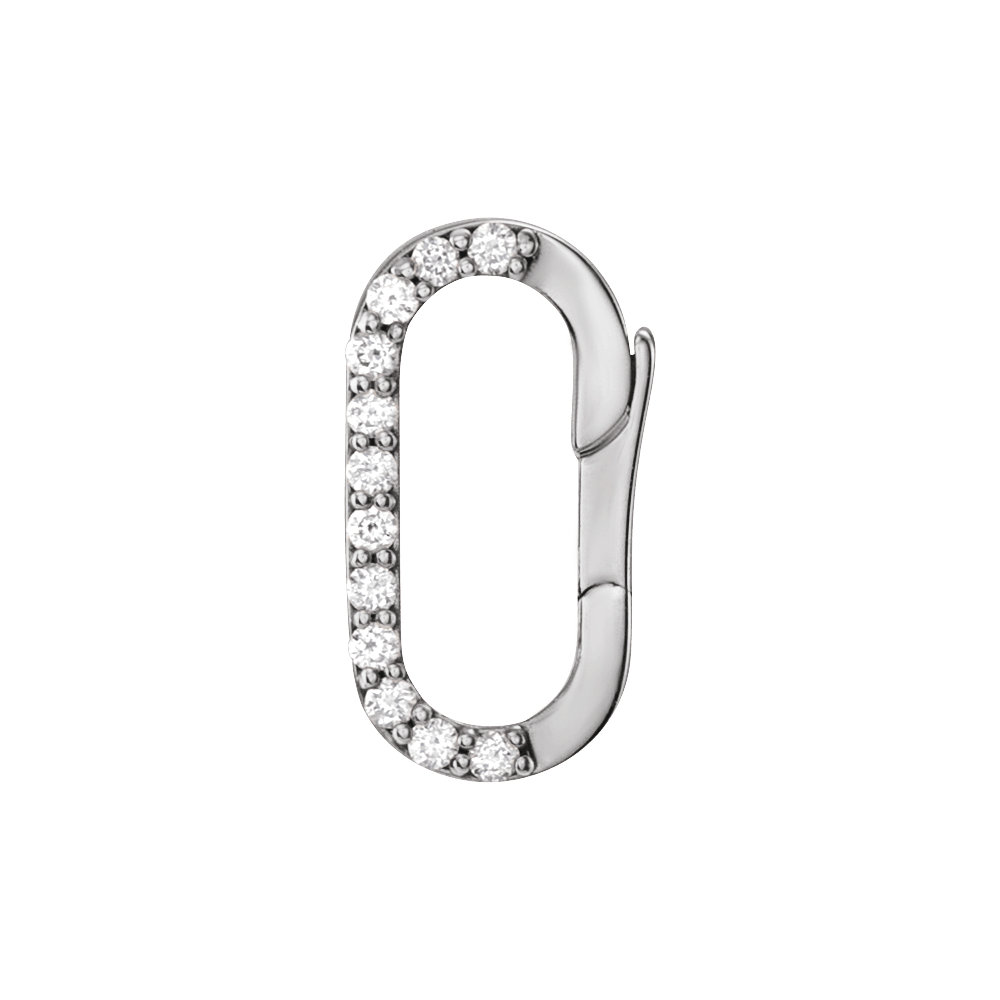 THE DIAMOND OVAL CHARM BAIL