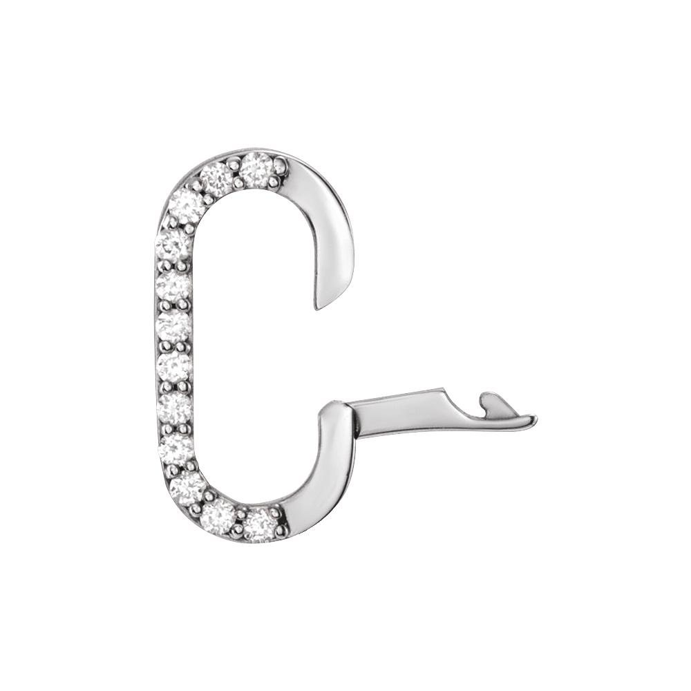 THE DIAMOND OVAL CHARM BAIL