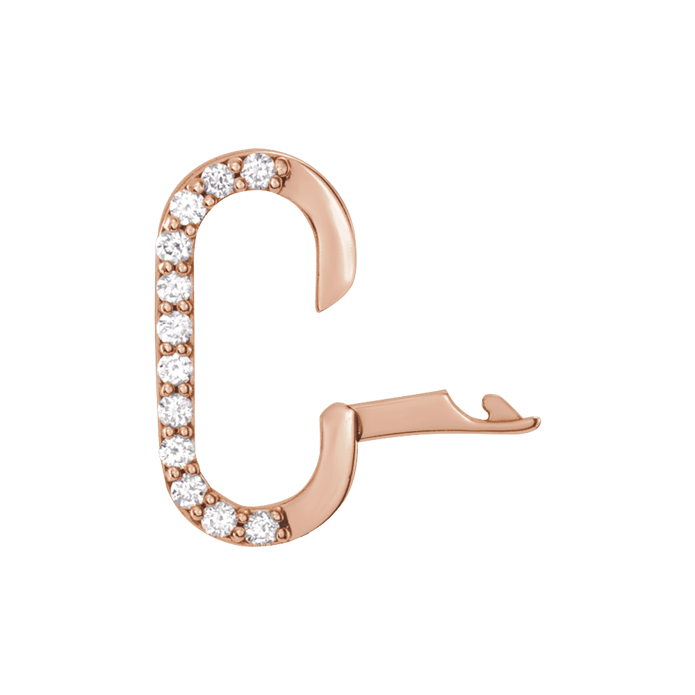 THE DIAMOND OVAL CHARM BAIL