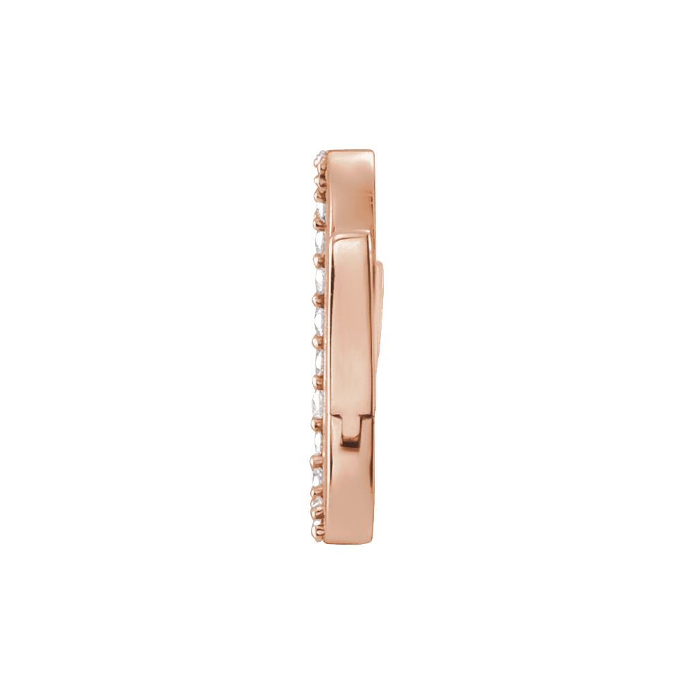 THE DIAMOND OVAL CHARM BAIL