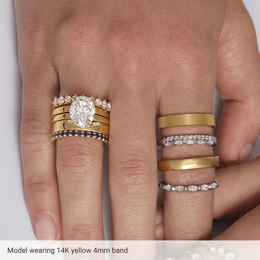 THE GROOVED FLAT BAND · 4mm