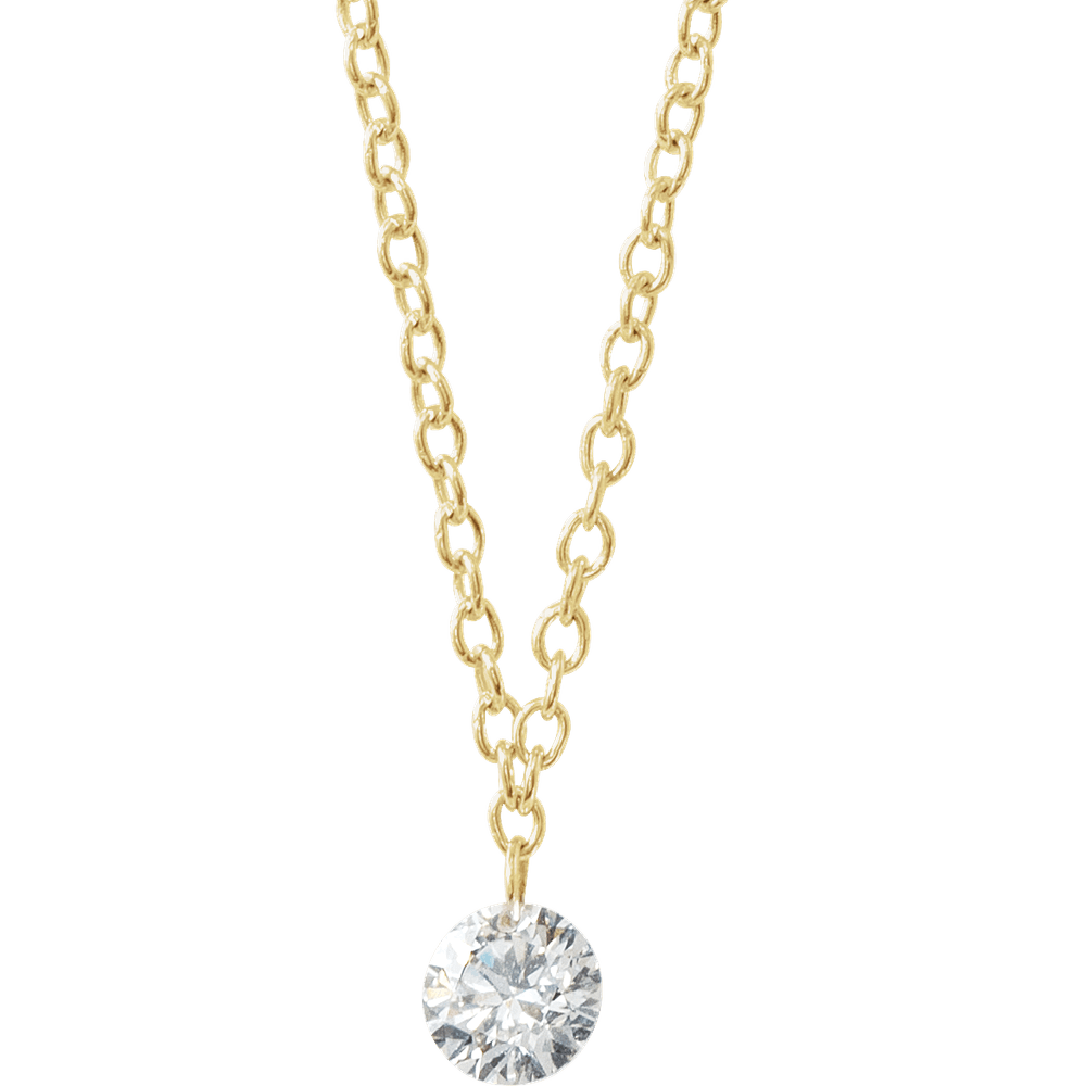 THE DIAMOND SOLITAIRE NECKLACE · 1/6 CT