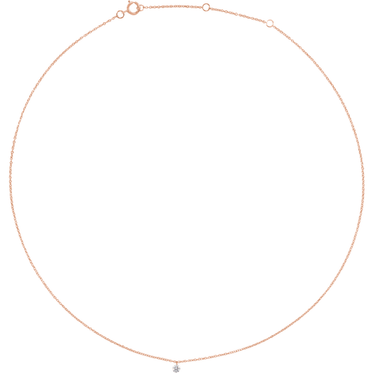 THE DIAMOND SOLITAIRE NECKLACE · 1/6 CT