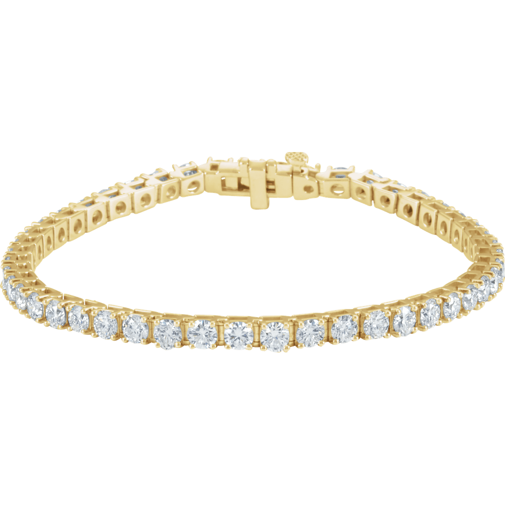 THE 18K NATURAL DIAMOND LINE BRACELET
