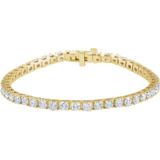 THE 18K NATURAL DIAMOND LINE BRACELET