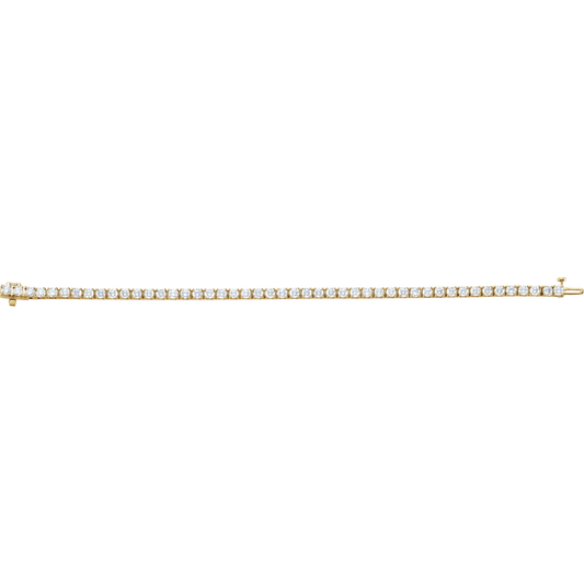 THE 18K NATURAL DIAMOND LINE BRACELET