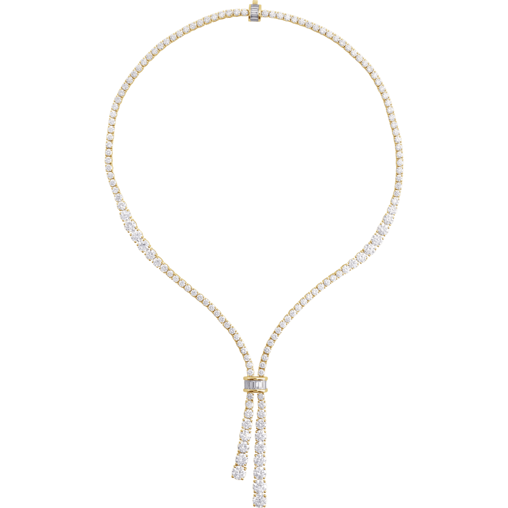 THE LAB-GROWN DIAMOND LARIAT NECKLACE — 26 1/5 CTW