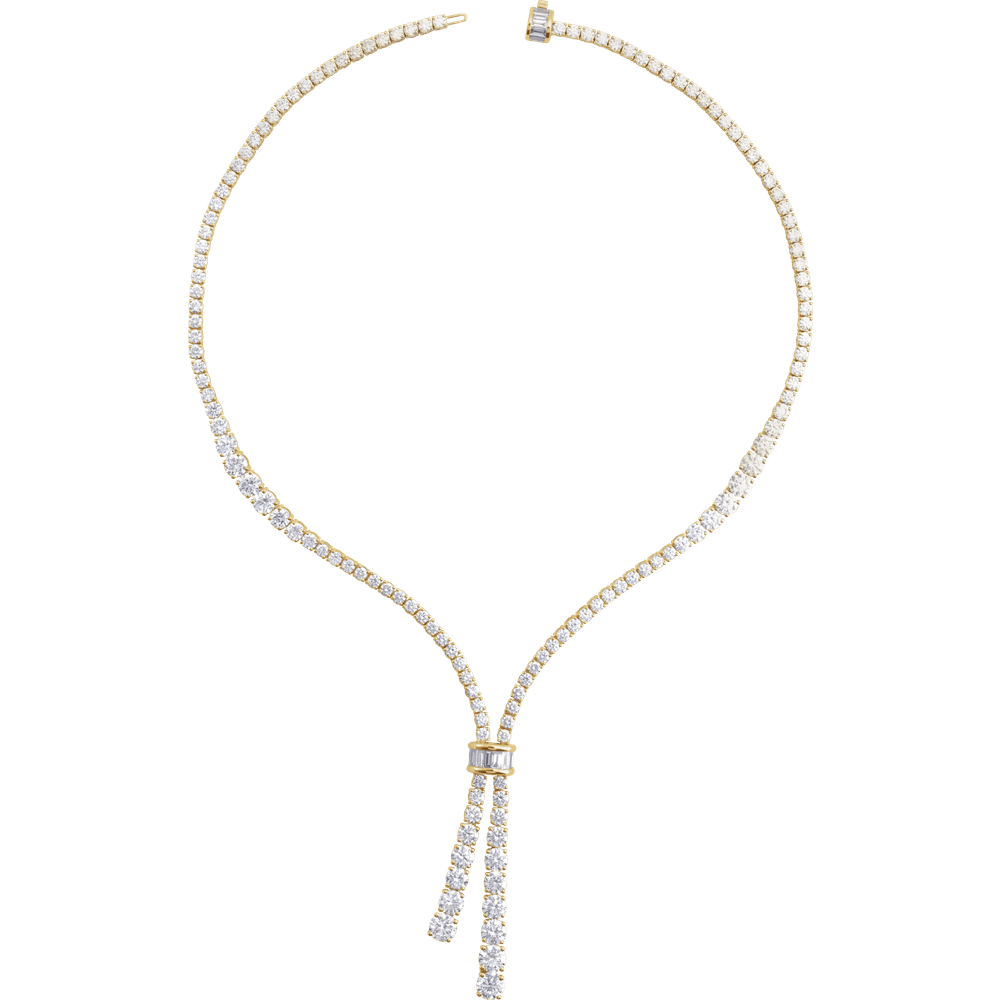 THE LAB-GROWN DIAMOND LARIAT NECKLACE — 26 1/5 CTW