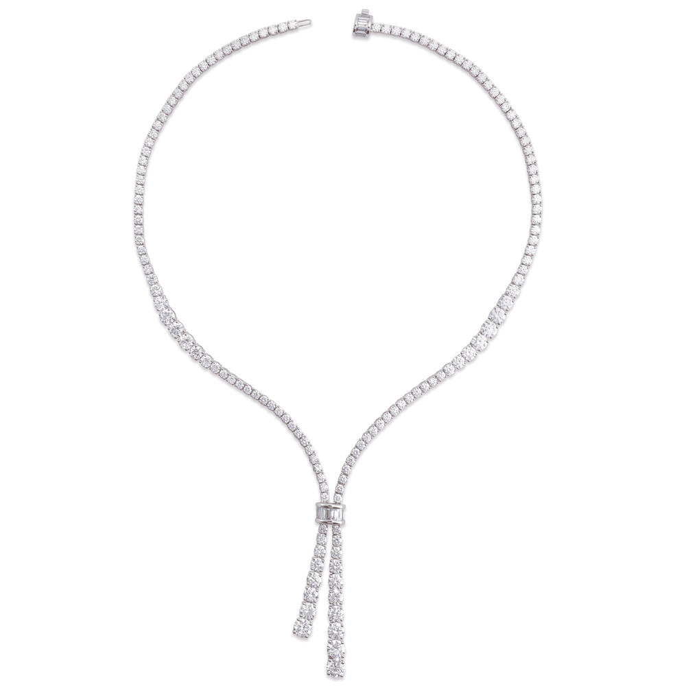 THE LAB-GROWN DIAMOND LARIAT NECKLACE — 26 1/5 CTW