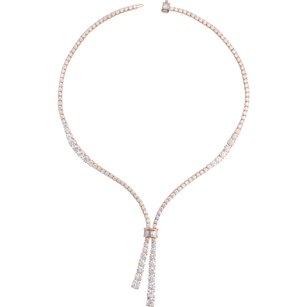 THE LAB-GROWN DIAMOND LARIAT NECKLACE — 26 1/5 CTW