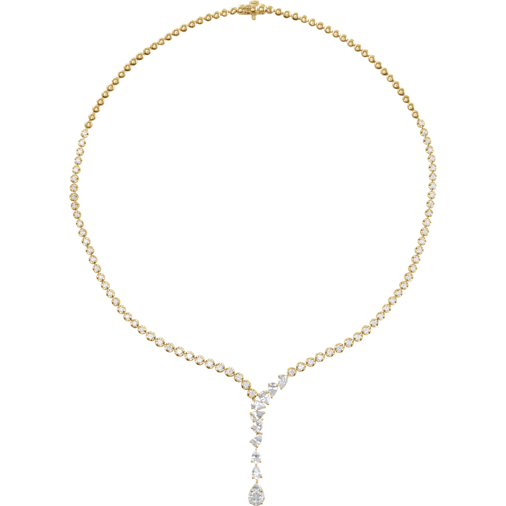 THE LAB-GROWN DIAMOND Y-DROP NECKLACE — 5 1/2 CTW