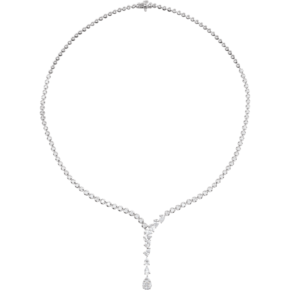 THE LAB-GROWN DIAMOND Y-DROP NECKLACE — 5 1/2 CTW