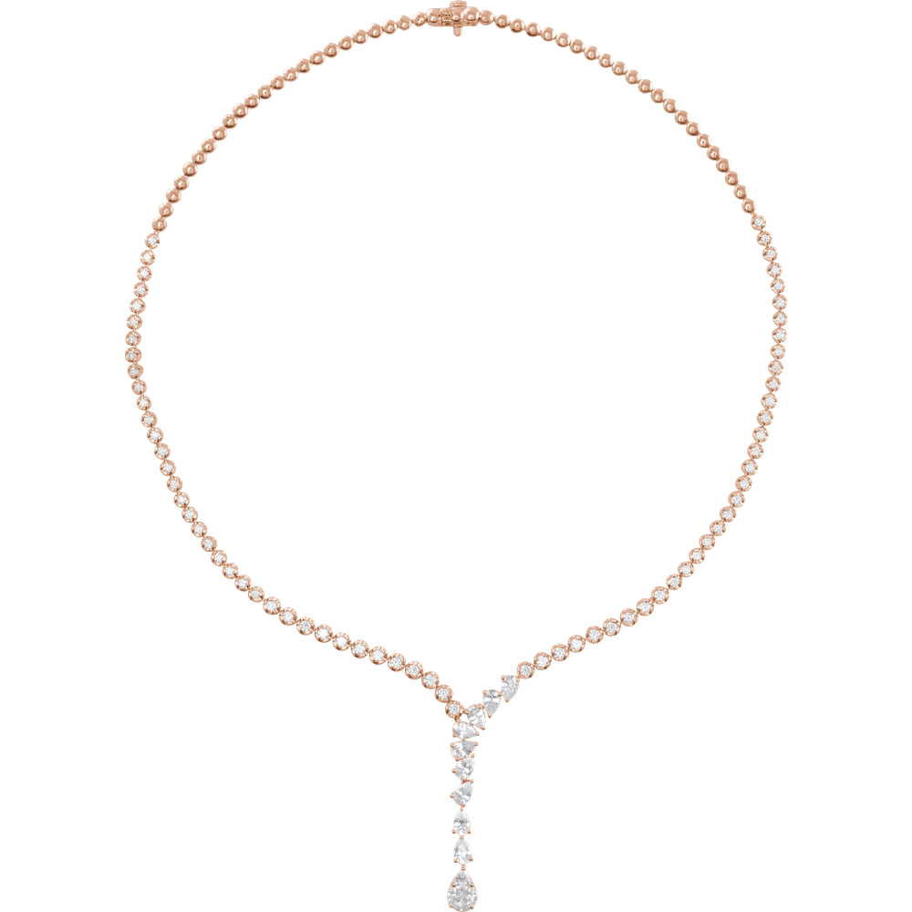 THE LAB-GROWN DIAMOND Y-DROP NECKLACE — 5 1/2 CTW