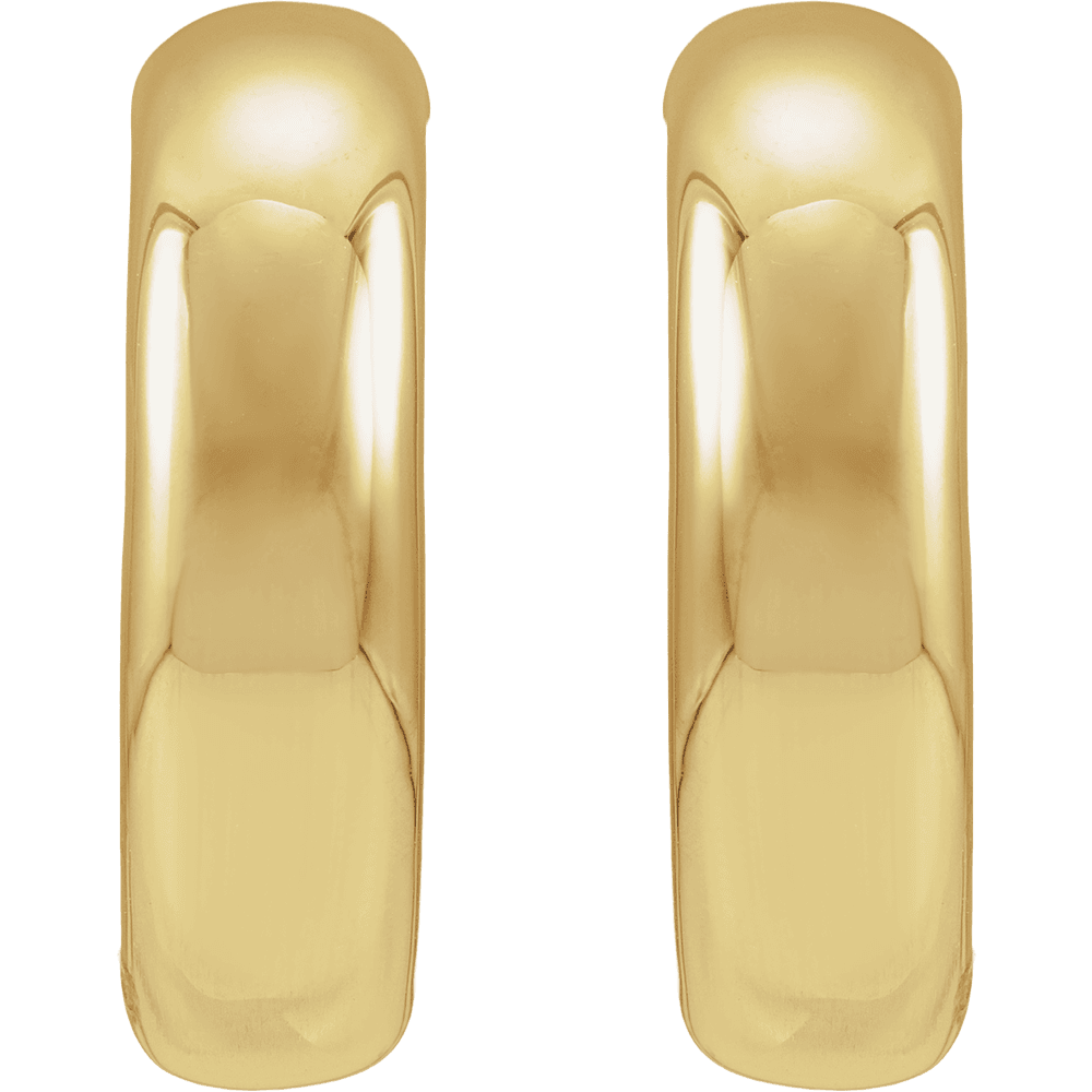 THE ELECTROFORM PUFFED HOOP EARRINGS · 25mm