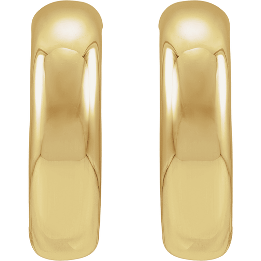 THE ELECTROFORM PUFFED HOOP EARRINGS · 25mm