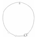 THE DIAMOND SOLITAIRE ANKLET