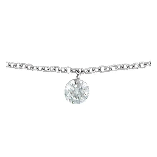 THE DIAMOND SOLITAIRE ANKLET