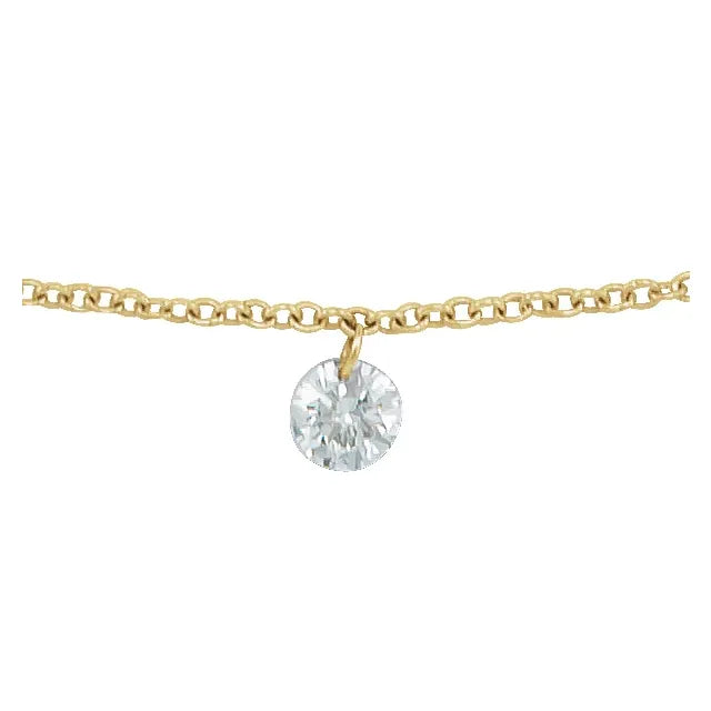 THE DIAMOND SOLITAIRE ANKLET