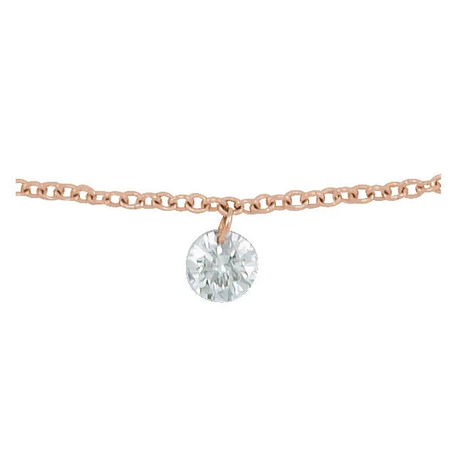 THE DIAMOND SOLITAIRE ANKLET