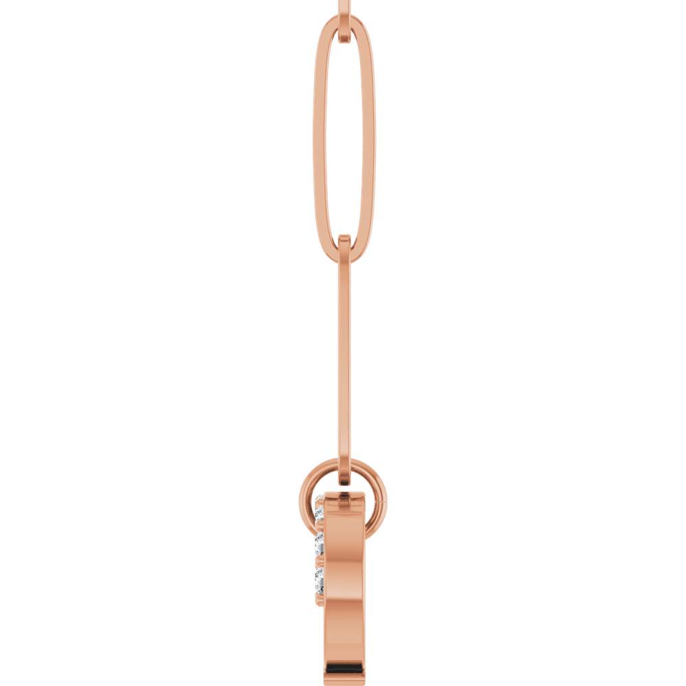 THE DIAMOND CARABINER CHARM NECKLACE