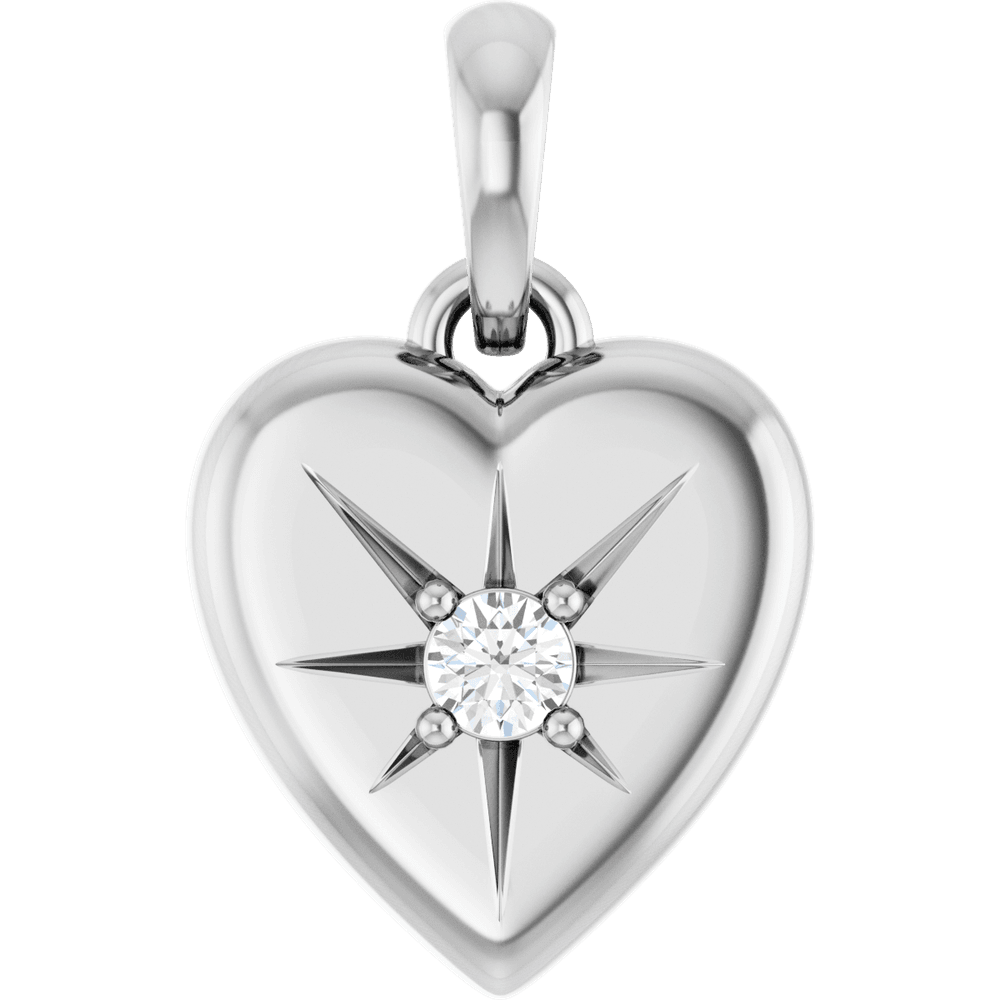 THE STARBURST HEART PENDANT