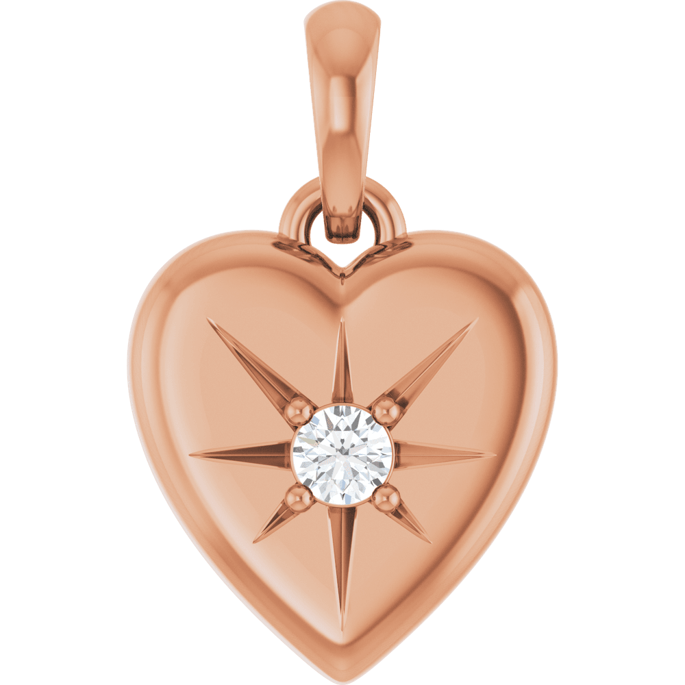 THE STARBURST HEART PENDANT