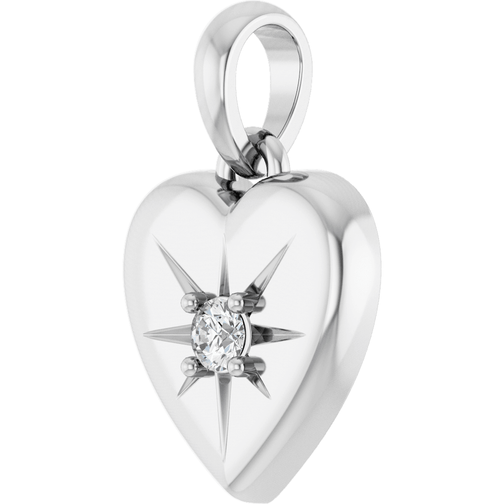 THE STARBURST HEART PENDANT