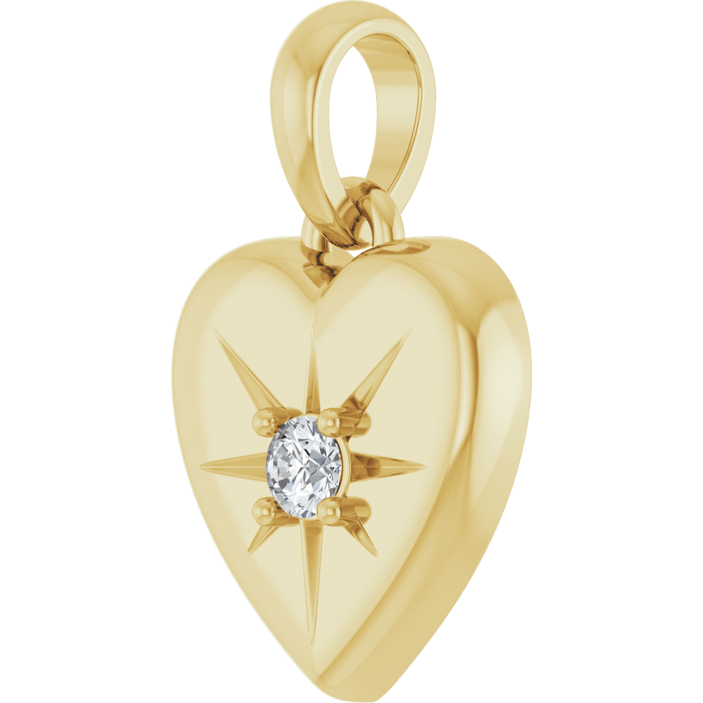 THE STARBURST HEART PENDANT