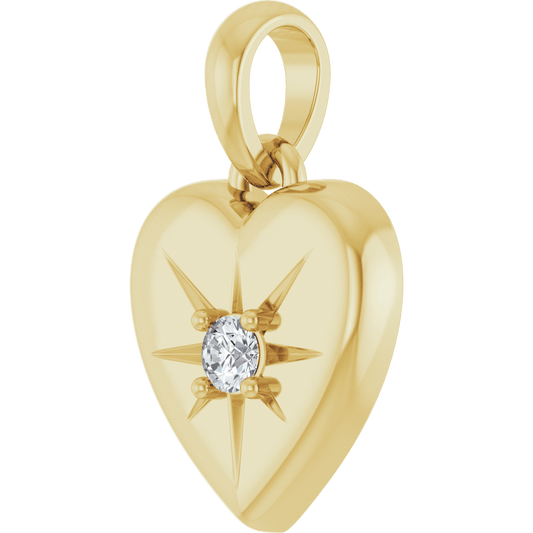 THE STARBURST HEART PENDANT