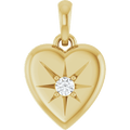 THE STARBURST HEART PENDANT