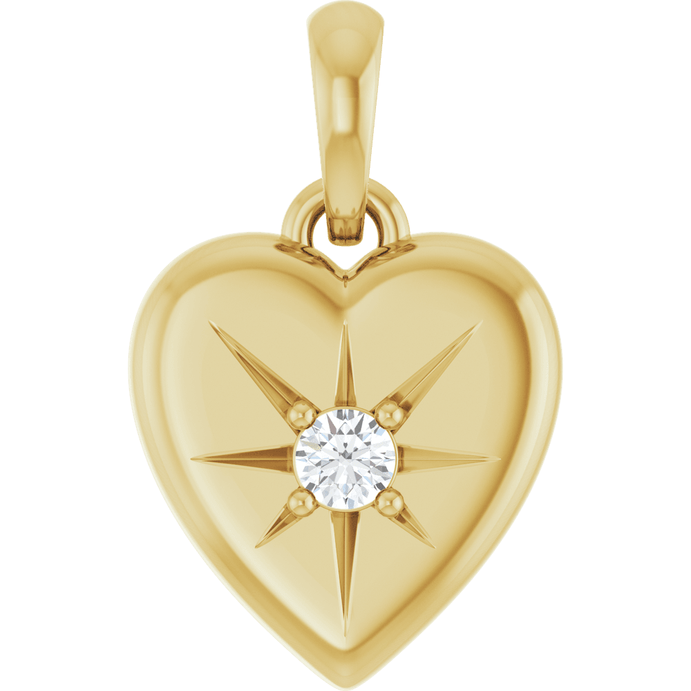 THE STARBURST HEART PENDANT