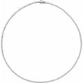 The Natural Diamond Line Necklace — 5 CTW