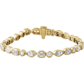 MIXED-CUT LINE BRACELET